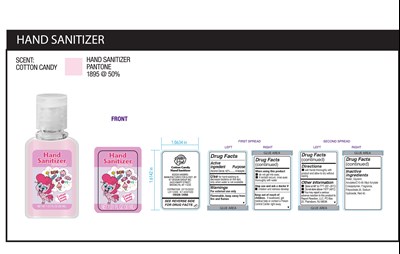 Label Artwork (My Little Pony(mlp 102)hand Sanitizer Label Artwork)